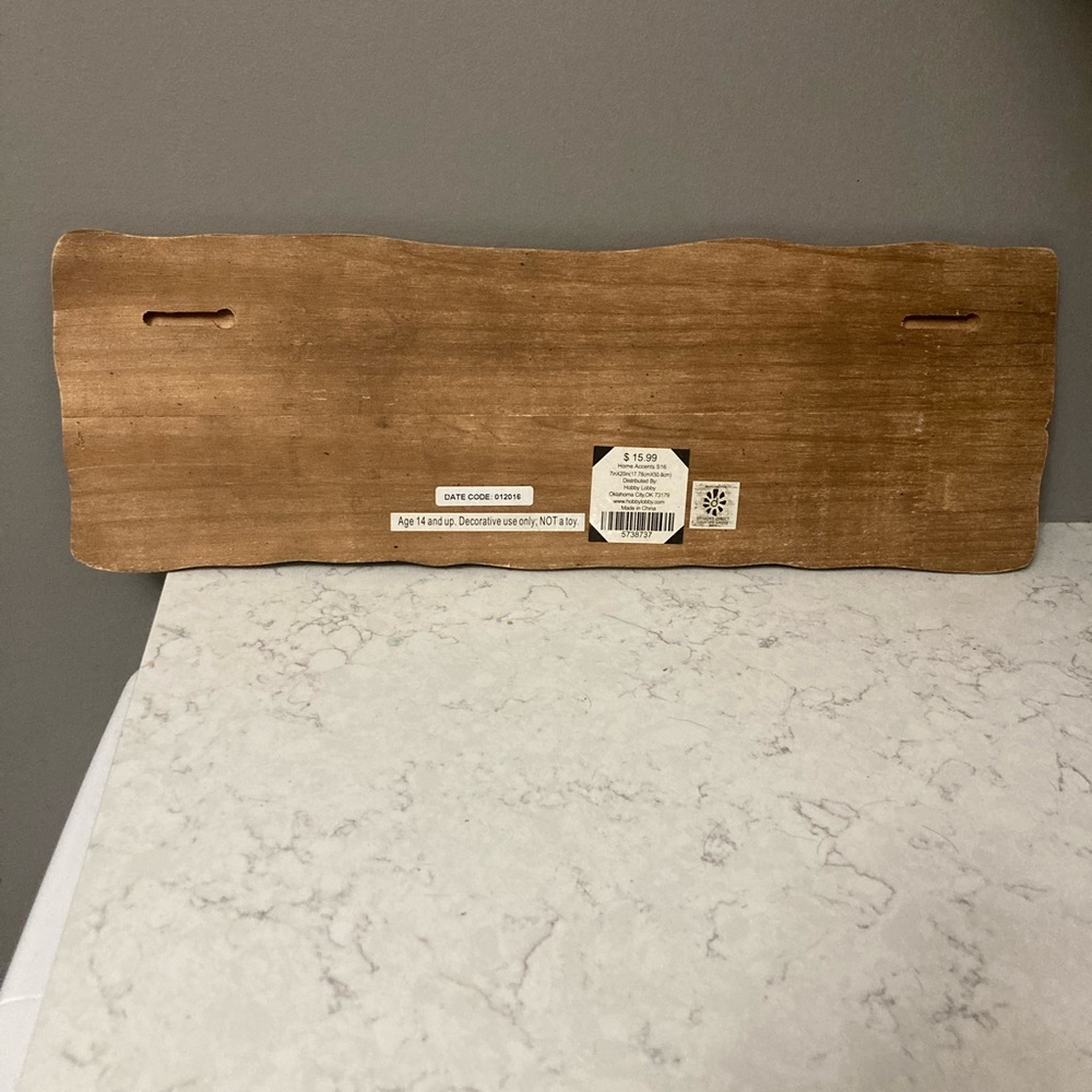 Rustic Wooden Laundry Sign - Picture 2 of 3